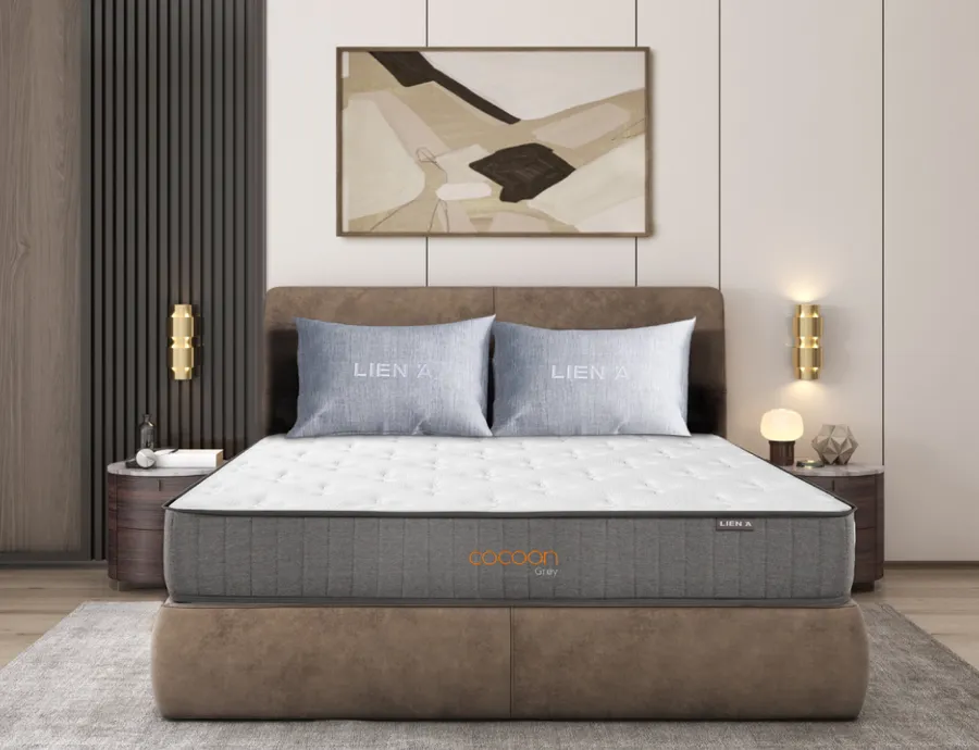 Nệm lò xo túi COCOON Grey Nệm lò xo túi COCOON Grey