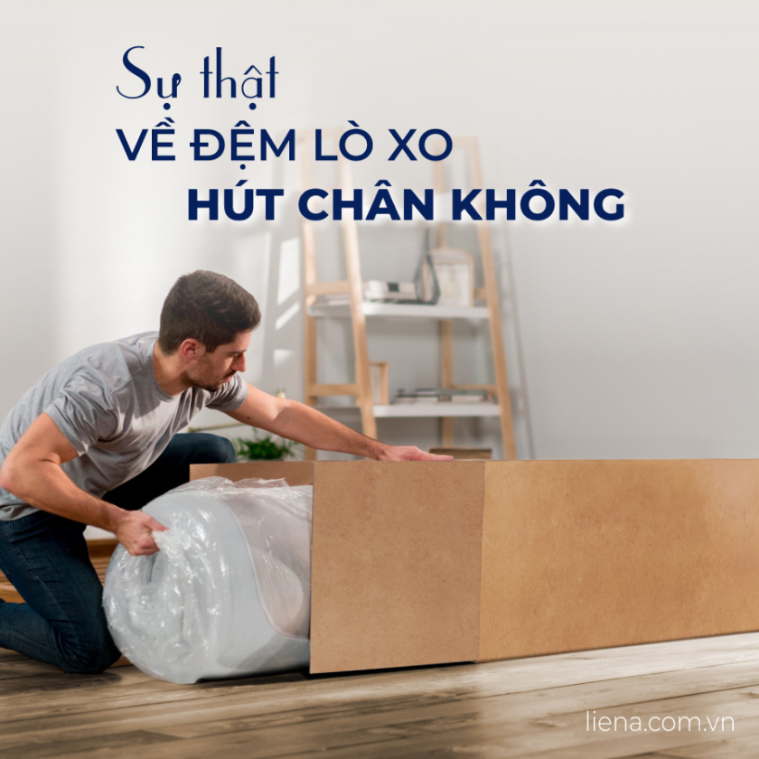 đệm lò xo hút chân không