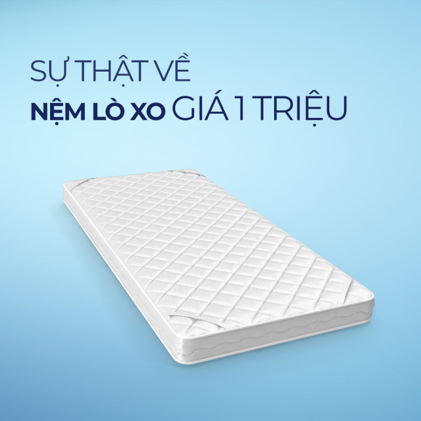 nệm lò xo giá 1 triệu