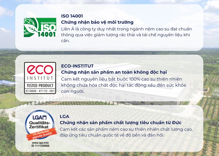 chứng nhận iso eco lga